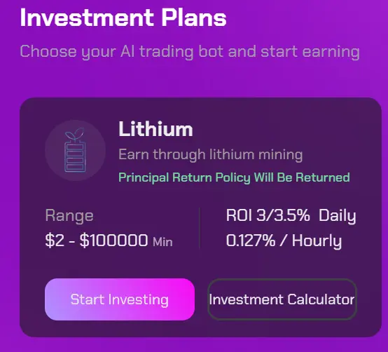 licrown investment plans